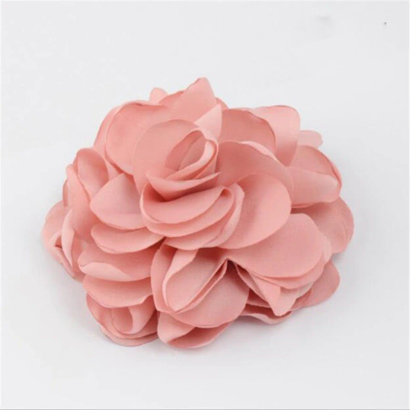 Elegant elastic hair band - with big roseHair clips
