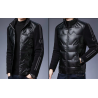 Fashionable short jacket - shiny down winter windbreakerJackets