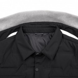 Fashionable warm short jacket - down windbreaker - with detachable fur collarJackets