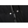 Fashionable warm short jacket - down windbreaker - with detachable fur collarJackets