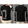 Fashionable warm men's sweater - knitted wool - geometric printHoodies & Sweatshirt