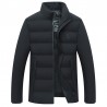 Warm winter jacket - quilted thick windbreakerJackets