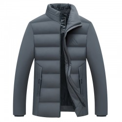 Warm winter jacket - quilted thick windbreakerJackets