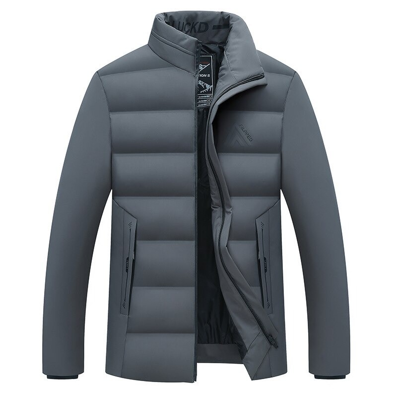 Warm winter jacket - quilted thick windbreakerJackets