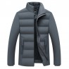 Warm winter jacket - quilted thick windbreakerJackets