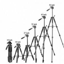 Z666 - professional aluminum camera tripod - portable - with Pan head - for Canon DSLR cameraTripods & stands