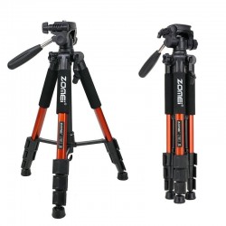 Z666 - professional aluminum camera tripod - portable - with Pan head - for Canon DSLR cameraTripods & stands