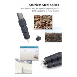 AS80C - carbon fiber tripod - professional camera holder / adapterTripods & stands