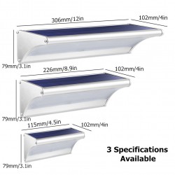 24 / 48 / 60 LED solar light - radar motion sensor - aluminum wall lamp - waterproofSolar lighting