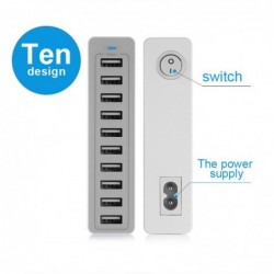 Multiple ports USB charger - fast charging - 5 / 6 / 10 ports - 60WChargers
