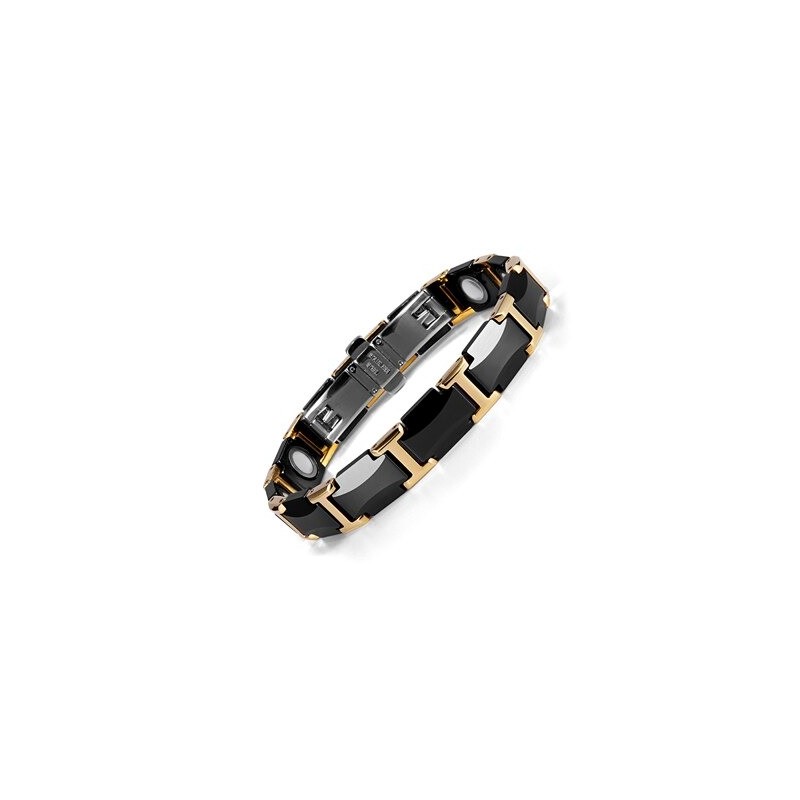 Magnetic bracelet - black ceramic tungsten steel - unisex - radiation protectionScreen Protectors