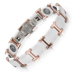 Magnetic bracelet - black ceramic tungsten steel - unisex - radiation protectionScreen Protectors