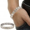 Fashionable magnetic health bracelet - titanium - radiation protectionBracelets
