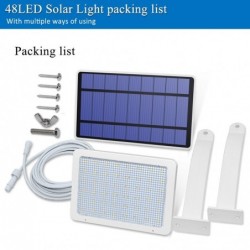 Outdoor garden wall light - waterproof solar lamp - adjustable - 48 LEDSolar lighting