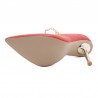 Elegant high heel pumps - with a metal ankle chainHigh heels