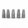 Bicycle wheel valve - aluminum cap - dust covers - 5 piecesBicycle