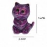 Enamel purple cat - broochBrooches