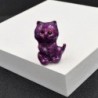 Enamel purple cat - broochBrooches