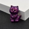 Enamel purple cat - broochBrooches