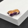 Enamel purple cat - broochBrooches