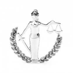 Libra constellation - metal broochBrooches