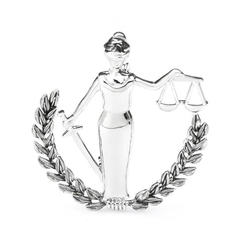Libra constellation - metal broochBrooches