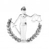 Libra constellation - metal broochBrooches