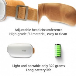 isee 4 - electric eye massager - vibration - heating - fatigue / dark circles removalSleeping