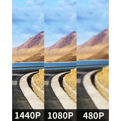 SAMEUO U700 - dash cam - front / rear camera - video recorder - QHD 1944P - DVR - WiFiDash cams