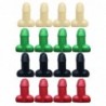 Universal tire valves - luminous - for cars / bicycles / motorcycles - penis shaped - 4 piecesWheel parts
