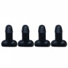 Universal tire valves - luminous - for cars / bicycles / motorcycles - penis shaped - 4 piecesWheel parts