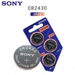 Original Sony button lithium battery - CR2430 - 3V - 3 piecesBattery