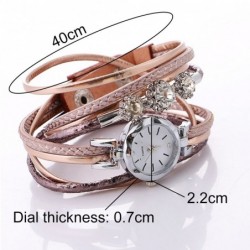 Vintage multilayer bracelet - with a round watch / crystalsBracelets