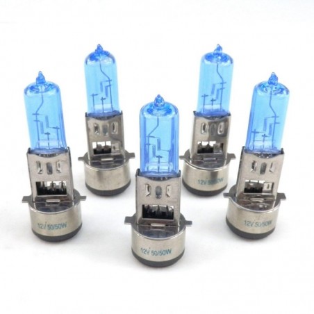 Motorcycle light bulb - BA20D - 50W - 12V - 5 piecesLights
