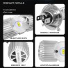 Motorcycle light bulb - LED CREE - H4 - BA20D - DC 9V~85V - 20W 1400LM - 6500KLights