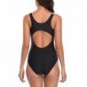 Sports one piece swimsuit - colored stripesBeachwear
