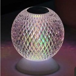 Italian night lamp - round crystal ball - USB - touch sensorLights & lighting