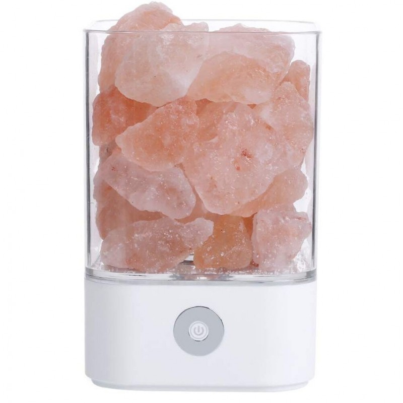 Crystal salt lamp - negative ion light - USBLights & lighting