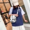 Mini canvas backpack - with zipper - cow milk printBackpacks