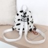 Mini canvas backpack - with zipper - cow milk printBackpacks