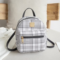 Small plaid backpack - shoulder bagBackpacks