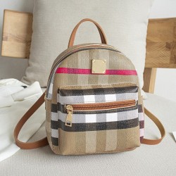 Small plaid backpack - shoulder bagBackpacks