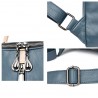Multifunctional backpack - leather shoulder bag - with zippersBackpacks