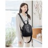 Luxurious multifunctional backpack - shoulder bag - with rivets - genuine leatherBackpacks