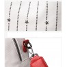 Luxurious multifunctional backpack - shoulder bag - with rivets - genuine leatherBackpacks