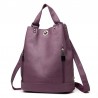 Fashionable leather backpack - multifunction vintage shoulder bag - large capacityBackpacks