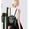 Luxurious vintage backpack - leather shoulder bag - with decorative V letterBackpacks