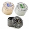 Exclusive grinder - for herbs / tobacco - 4-layers - with crystal frogMills - Grinders