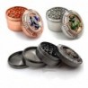 Exclusive grinder - for herbs / tobacco - 4-layers - with crystal frogMills - Grinders