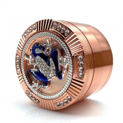 Exclusive grinder - for herbs / tobacco - 4-layers - with crystal frogMills - Grinders